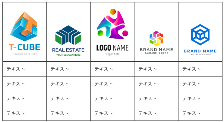 Meril 比較表　使用前